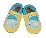 Tipsie Toes Baby Soft Sole 100% Genuine Leather Shoes - Hippo (6-12 Month (118)) by Liv & Leo featur