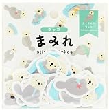 ワールドクラフト フレークシール まみれフレークシール ラッコ MRFS-010