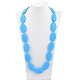 Consider It Maid Silicone Teething Necklace for Mom to Wear - FREE E-BOOK - BPA FREE and FDA Approve