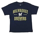 MLB Milwaukee Brewers Youth Stay Golden Tee、ネイビー