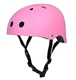 軽量 シンプル スポーツ ヘルメット　子供 や 大人 まで 選べる　サイズ カラー 自転車　スケートボード　キックボード ローラー スケート　ウォーター スポーツ （ピンク） P458