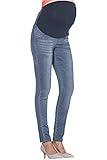 Sweet Mommy マタニティスキニー パンツ デニム ボトム ウエスト調節機能 ヴィンテージ風 大きいサイズ スリムフィット バックギャザーで背中が浮かない 美脚 ズボン 春 夏 秋 冬 産前産