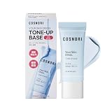 【コスノリ】 #アイスブルー｜ユアスキンドレス トーンアップ ベース 35ml (SPF 50+, PA++++)｜ファンデフリー UVカット ノンケミカル 化粧下地 日焼け止め