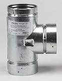 Metalbest 3 vp-ts VP 3 "タイプLペレットパイプTee withキャップ、 243100