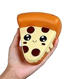 anboor 3.9 " SquishiesピザKawaiiソフトSlow Rising香りつきFood Squishies Stress Relief子供おもちゃギフトコレクション