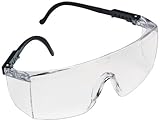 3M Seepro Plus Fighter Protective Eyewear, 15957-00000-100 Clear Lens, Black Temple (Pack of 100) by