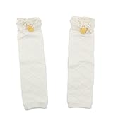 ampersand レース付きベビーレッグウォーマー アイボリー(IV) 70-90
