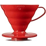 HARIO(ハリオ) V60 透過ドリッパー 02 レッド 1~4杯用 コーヒー ハンドドリップ 日本製 VDR-02-R