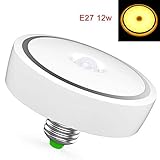 誘導ランプ 人感センサー付き スイッチ検出器モーションセンサー12W / 15W天井ランプE27 / E26 / B22 (B22暖かい白15W)