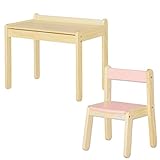 大和屋 ノスタ テーブル＆リトルチェア 2点セット ピンク 19200102 PK