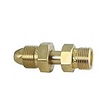 Uniweld F10X Brass Adaptor from CGA580 Tank to CGA540 Regulator [並行輸入品]