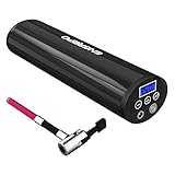 ENGREPO 12V 電動空気入れ 小型充電式エアーポンプ 携帯便利 付自動車 自転車 浮き輪 バイク ボール 風船用