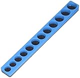 Mechanics時間セーバーmtss3810ドライブソケットホルダー( 3 / 8 "ブルーMagnaキャディ12 Piece Shallow )