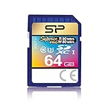 シリコンパワーSDXCカード 64GB UHS-1 U3対応 4K動画 最大読込90MB/s 書込80MB/s SP064GBSDXCU3V10