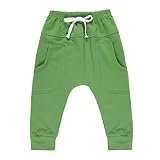 Evelin LEEベビー男の子女の子パンツKid幼児用Hiphopハーレム幼児Sport Jogger カラー: グリーン