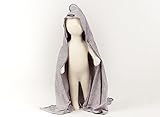Luv Bug Company UPF 50+ Sun Protection Blanket, Silver Heather [並行輸入品]