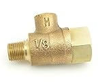 Febco 1/8" Male x 1/4" Female Test Cock 781-074 781074 FPTC-F Same as Flomatic, Colt, Rain Bird, A.R
