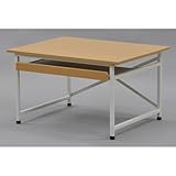 ローデスク RU-06 ナチュラル/ホワイト 幅80×奥行60×高さ45cm