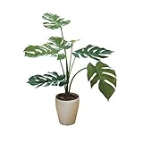 グリーン／観葉植物 光触媒 造花 モンステラ グリーン 人工植物 消臭 抗菌 防菌 除菌 ホルムアルデヒド 植物 人工 アートフラワー バーゲン オフィス プレゼント ギフト