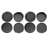 レンズキャップ 4本カメラフロントボディキャップ+ 4本リアレンズキャップカバーセット キヤノンFDマウントレンズとカメラボディに対応