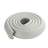 OUNONA コーナーガード 子供の安全守り ケガ防止 厚い 長2メートル L字型（ホワイト）