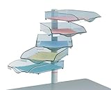 ライオン事務器 机上用品 ノーバス社製 レタートレー 360度回転タイプ No.7205