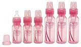 Dr. Brown's 4oz & 8oz Baby Bottle Set, Pink by Dr. Brown's [並行輸入品]