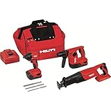 Hilti 3487022 18-Volt Lithium-Ion Cordless Rotary Hammer Drill/Reciprocating Saw/Impact Driver Combo