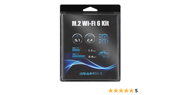 Amazon Asrock Deskmini用 Wi Fi オプションキット Wi Fi6対応 国内正規代理店品 M 2 Wifi 6 Kit Ax0 For Deskmini Box Asrock Lanケーブル 通販