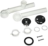 Watco 550-lt-pvc-wh TubularプラスチックLift & Turn PVCホワイトComplete Bath Waste