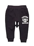 (マイファーストヒステリック) MY FIRST HYSTERIC サーモライト裏毛　DEVILKIN MINI シッポ付き10分丈スウェットパンツ 80cm ブラック