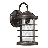 Sea Gull Lighting 8524401-71 Sauganash One-Light Outdoor Wall, Antique Bronze Finishワンライト屋外の壁のランタン [