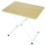 【サンニード】木製 折りたたみ テーブル OWT-60 幅60cm ナチュラル/ホワイト 脚部スチール