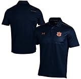 オーバーンTigers Under Armour 2014究極Coaches Sideline Navyブルーパフォーマンスポロ( Large )