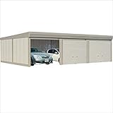 タクボガレージ　カールフォーマ　CL-Z9360　一般型　結露減少型　3台用　『シャッター車庫　ガレージ』 ムーンホワイト