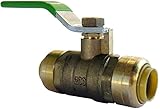 LASCO 19-8200 Magnagrip, Lead Free Brass Push Fit Fitting, Use on PEX, CPVC or Copper Pipe, 5/8-Inch