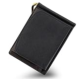 Kohdou マネークリップ 小銭入れ付き 本革 6色 (ブラウン)