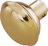 TOOLBASIX 7296494-3L Plated Door Knob, Steel Brass by Tool Basix