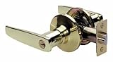 Master Lock SLL0103 Straight Lever Keyed Entry Door Hardware with SilvaBond Antimicrobial Protected 
