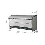 ヨドコウ ダストピット DPRA-1807 『ゴミ袋（45L）集積目安 22袋、世帯数目安 11世帯』 『ゴミ収集庫』『ダストボックス ゴミステーション 屋外』