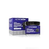 アクティブワオ Active Wow 活性炭 ホワイトニングパウダー 歯磨き粉 ホワイトニング チャコールパウダー 20g Activated Coconut Charcoal Teeth Whitening 20g (ナチュラル(オリジナル)) 「並行輸入品」