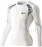 インナーシャツ 長袖アンダーシャツ 春夏秋 ジャウィン Jawin jd-52014 ホワイト Ｓ