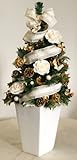 50cmラージ クリスマスツリーホワイトプリザーブド