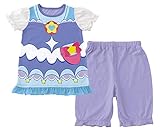 (バンダイ)BANDAI スタートゥインクル プリキュア 変身半袖パジャマ 子供用 パジャマ【2464540-41】110cm ラベンダー (バンダイ)BANDAI スタートゥインクル プリキュア 変身半袖パジャマ 子供用 パジャマ【2464540-41】110cm ラベンダー
