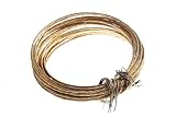 画像ミラーフレームHangingワイヤ12 kg BREAKWEIGHT 6 M BRASS ( 100ロール)
