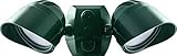 RAB Lighting BULLET2X12VG Two Adjustable LED Floodlight with 180-Degree Detection Motion Sensor, Ver