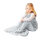 Merino Kids 冬用厚手ベビースリーピングバッグ、天然メリノウール製寝袋、寝巻き （2～4歳児用、ミント色）