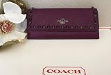 コーチ 財布 COACH GROMMET SOFT WALLET ~ PLUM [並行輸入品]