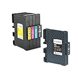 【pomme】 GC41K GC41C GC41M GC41Y 4色セット ＋ GC41K 顔料 お得な5本セット リコー対応 互換インク 残量表示機能付 ISO14001/ISO9001認証工場 (GC41 GC41H)