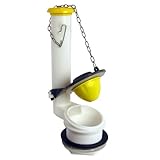 LASCO 04 – 2105調節可能なプラスチックトイレタンク洗浄バルブwithフラッパー、2インチ